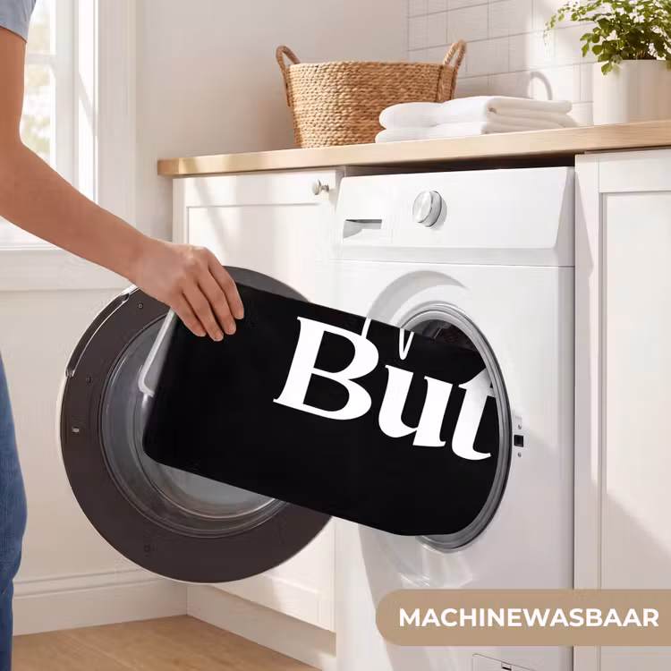 Badmat - Quotes - Nice butt - Zwart - Spreuken — 7