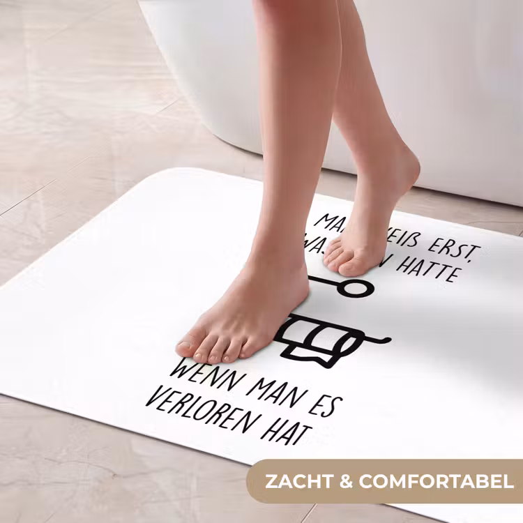 Badmat - Quotes - Wit - WC papier - Humor — 5