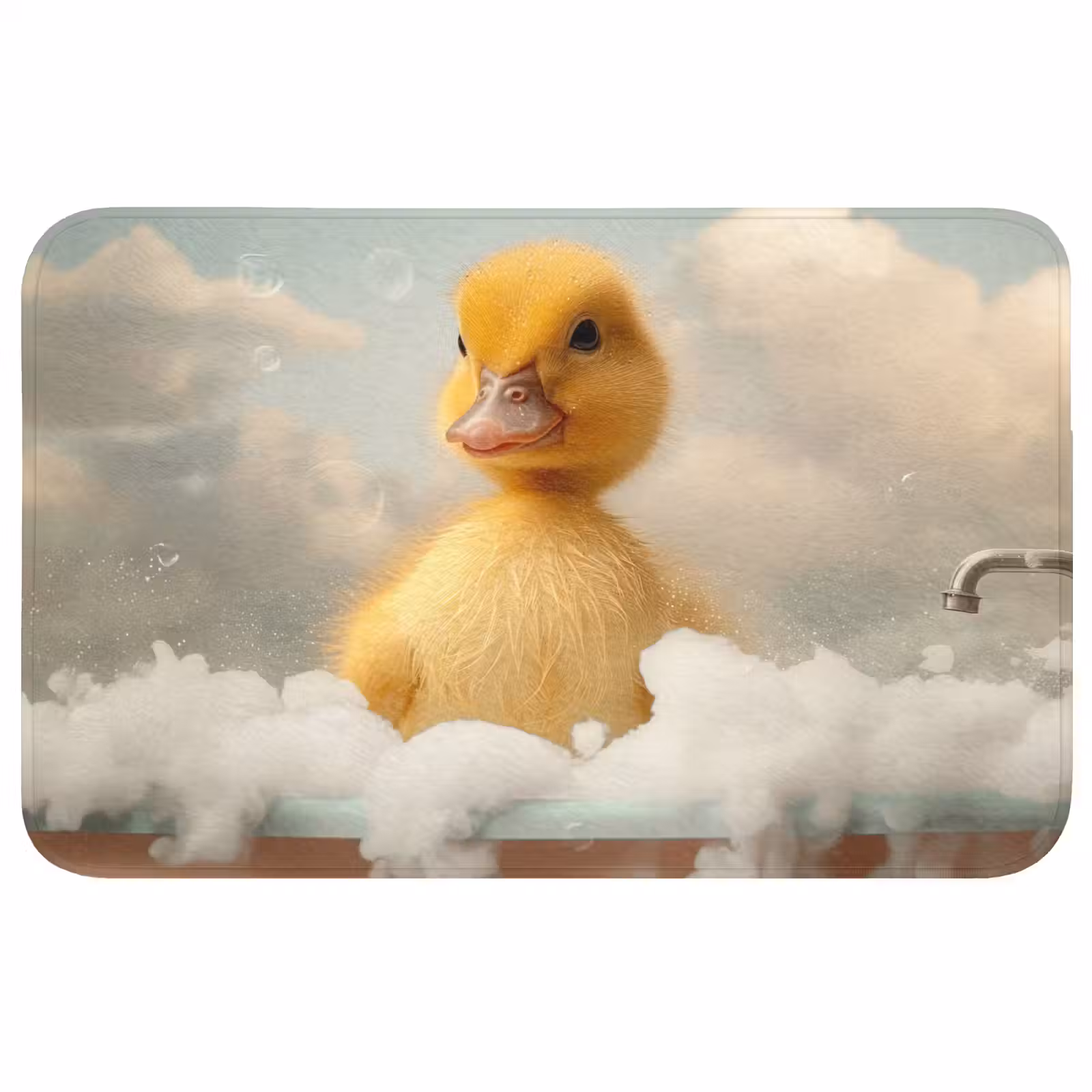 Badmat - Kuiken - Eend - Bad - Schuim - Dieren — 1