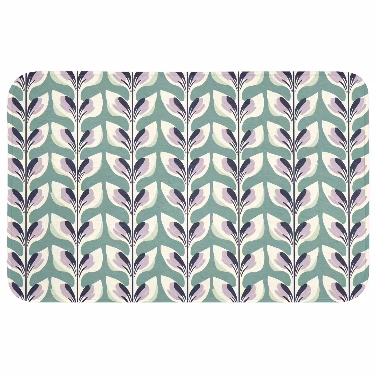 Badmat - Retro - Modern - Groen — 1