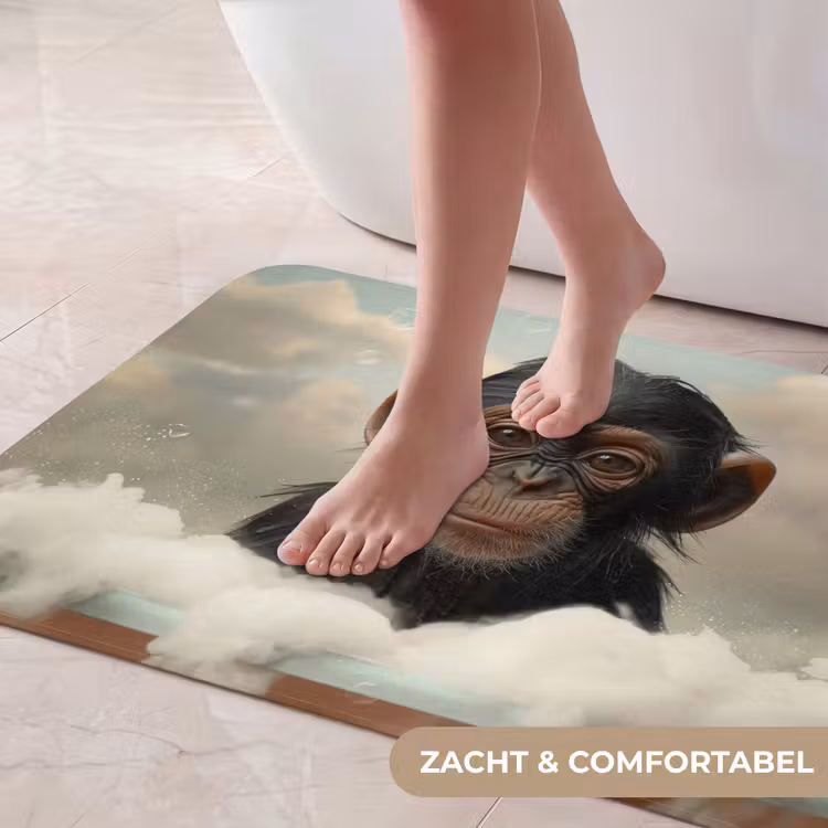 Badmat - Aap - Dieren - Bad - Schuim — 5
