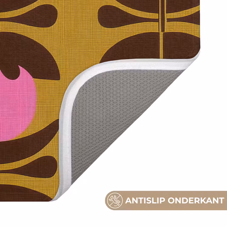 Badmat - Abstract - Bloemen - Roze — 3