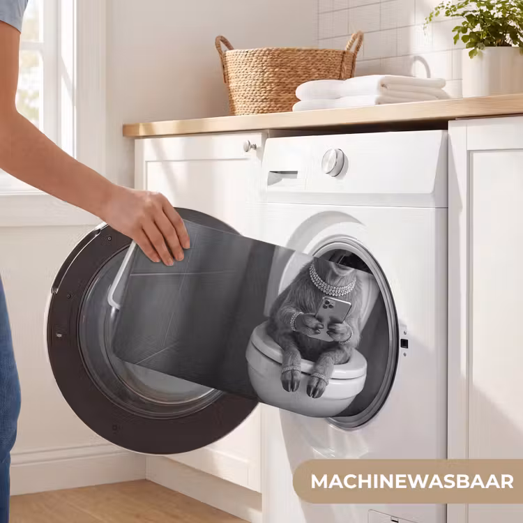 Badmat - Geit - Telefoon - Toilet - Zwart - Wit — 7