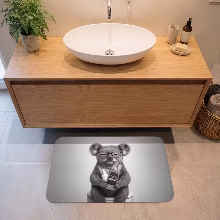 Badmat - Koala - Bril - Toilet — 2