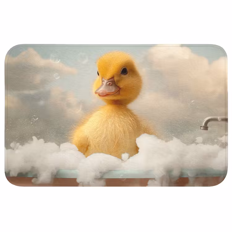 Badmat - Kuiken - Eend - Bad - Schuim - Dieren — 1