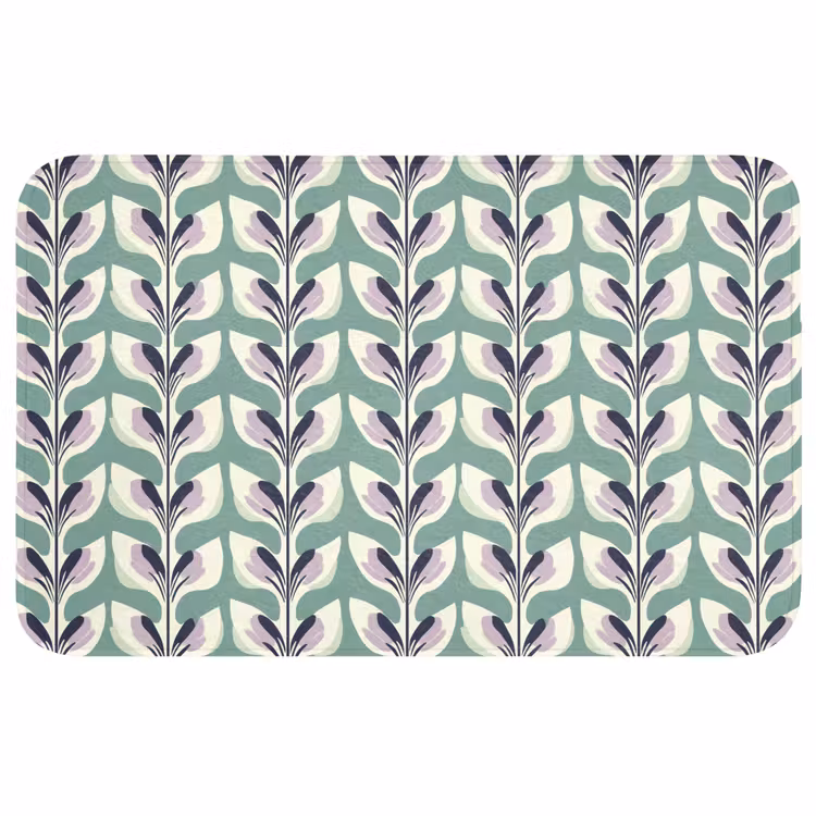 Badmat - Retro - Modern - Groen — 1