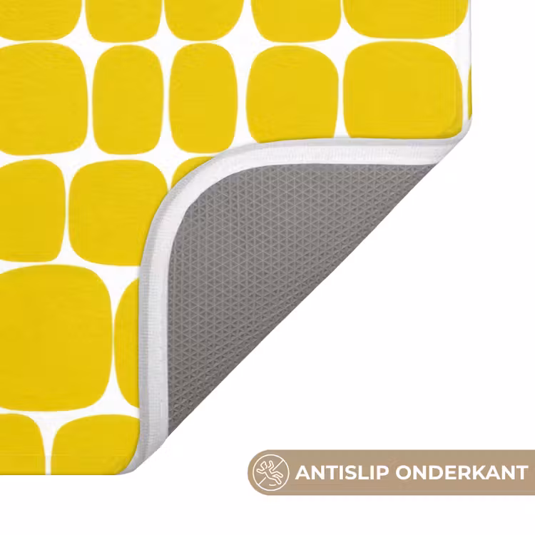 Badmat - Stippen - Modern - Geel — 3