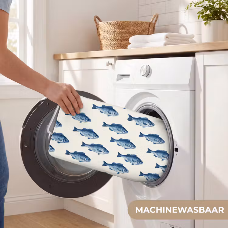 Badmat - Vis - Patroon - Blauw — 7