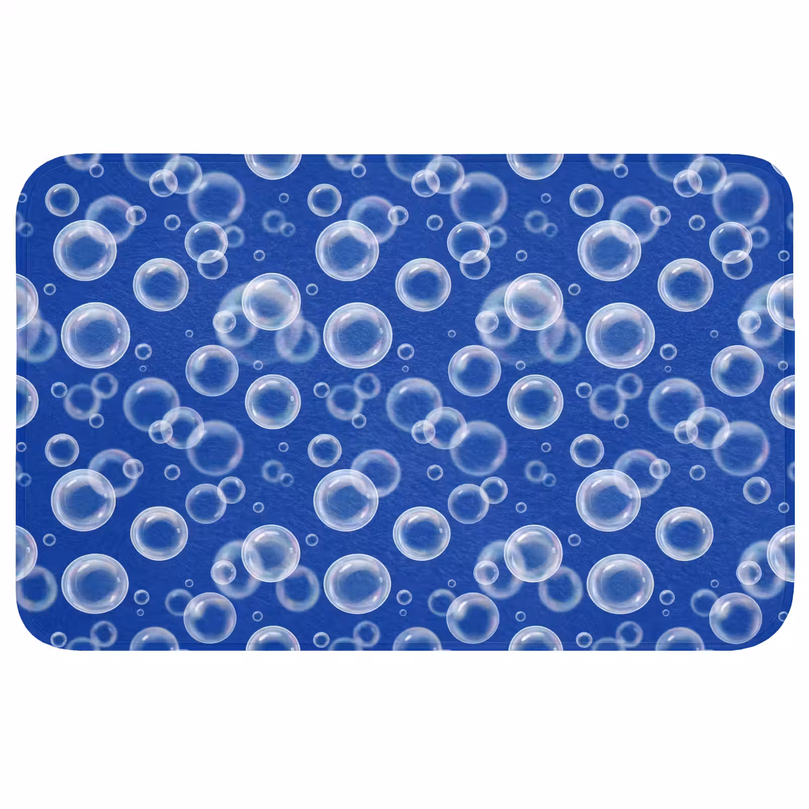 Badmat - Bubbels - Patroon - Blauw — 1
