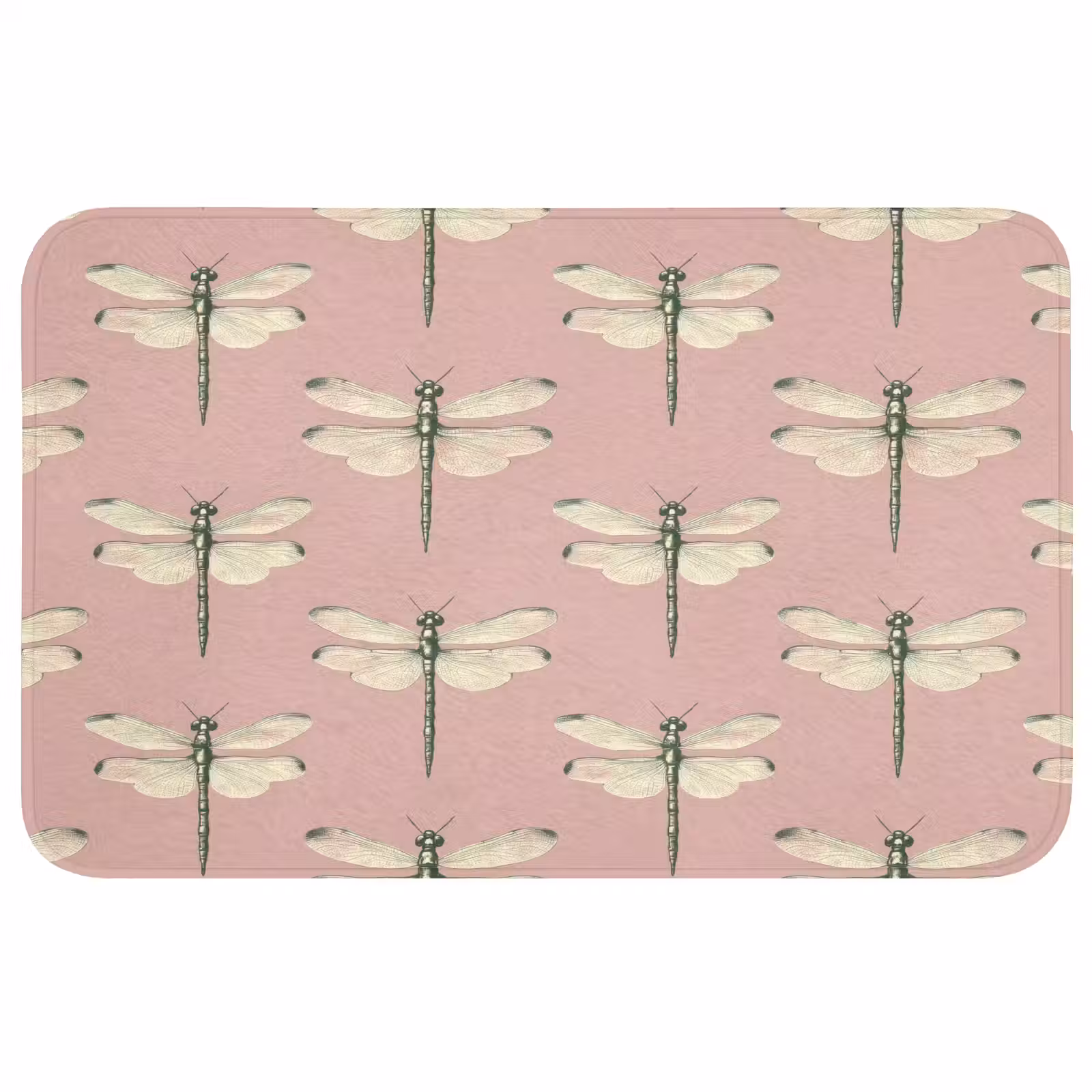 Badmat - Lillibellen - Patroon - Roze — 1