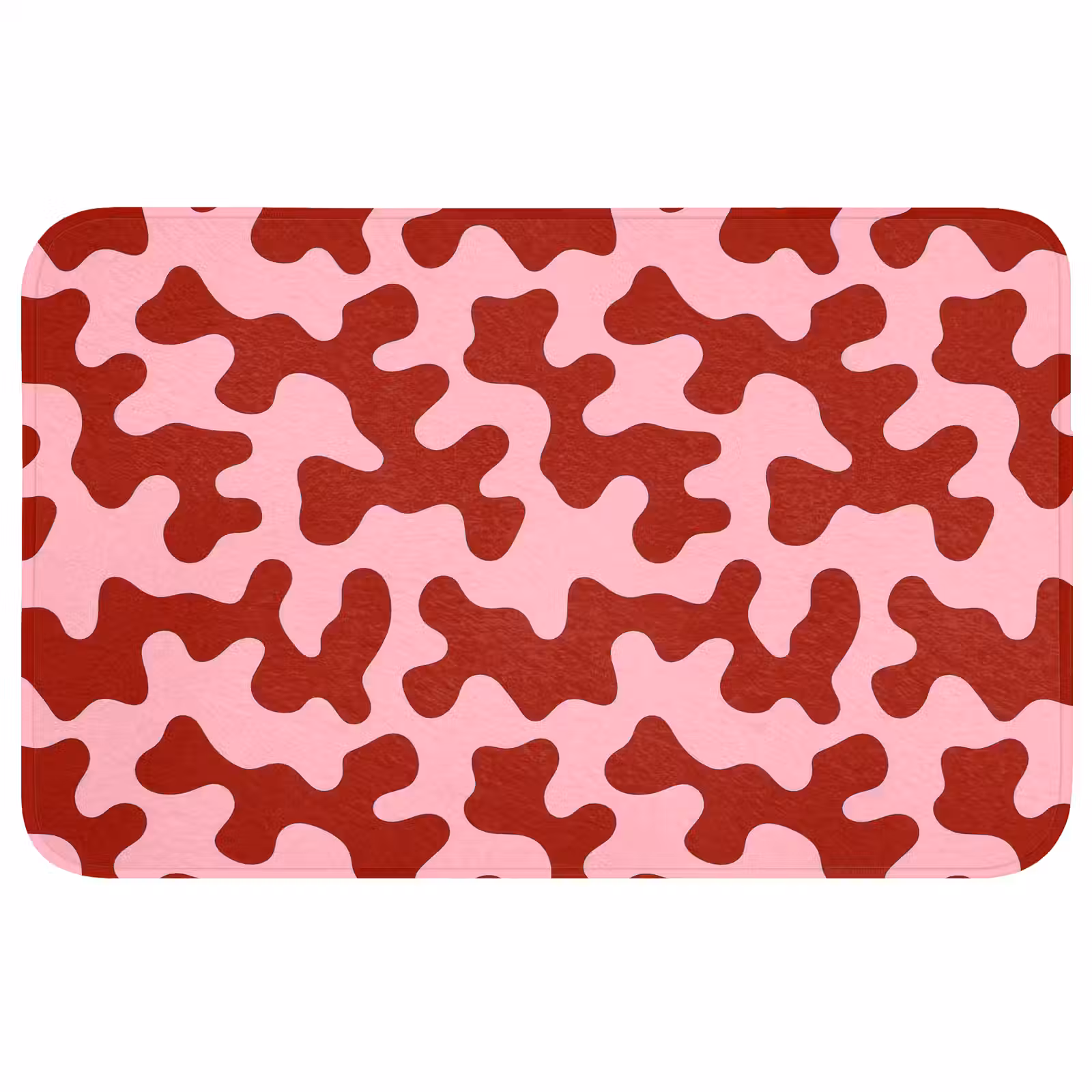 Badmat - Modern - Abstract - Rood — 1