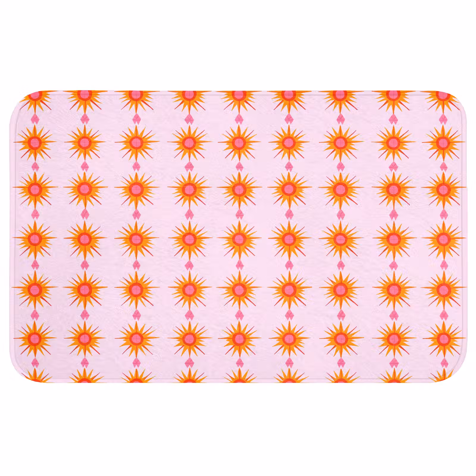 Badmat - Zon - Motief - Roze — 1
