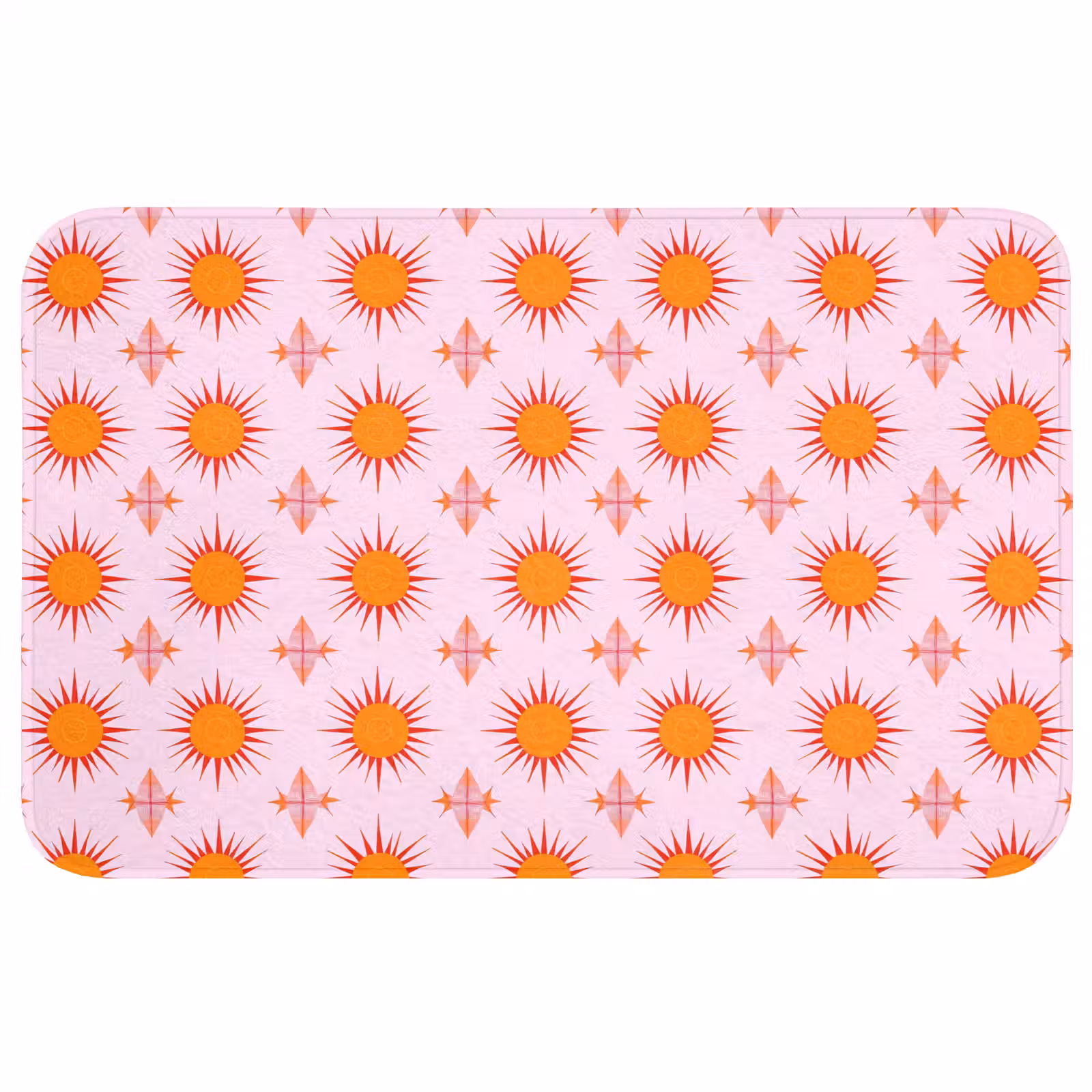 Badmat - Zon - Patroon - Roze — 1