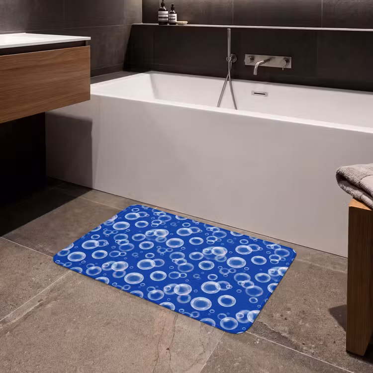 Badmat - Bubbels - Patroon - Blauw — 4