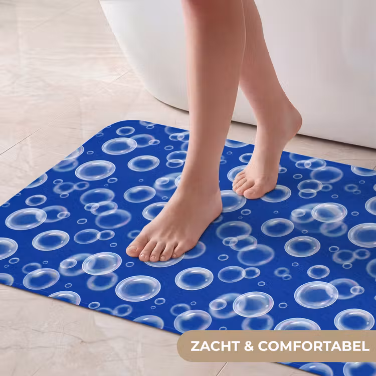 Badmat - Bubbels - Patroon - Blauw — 5