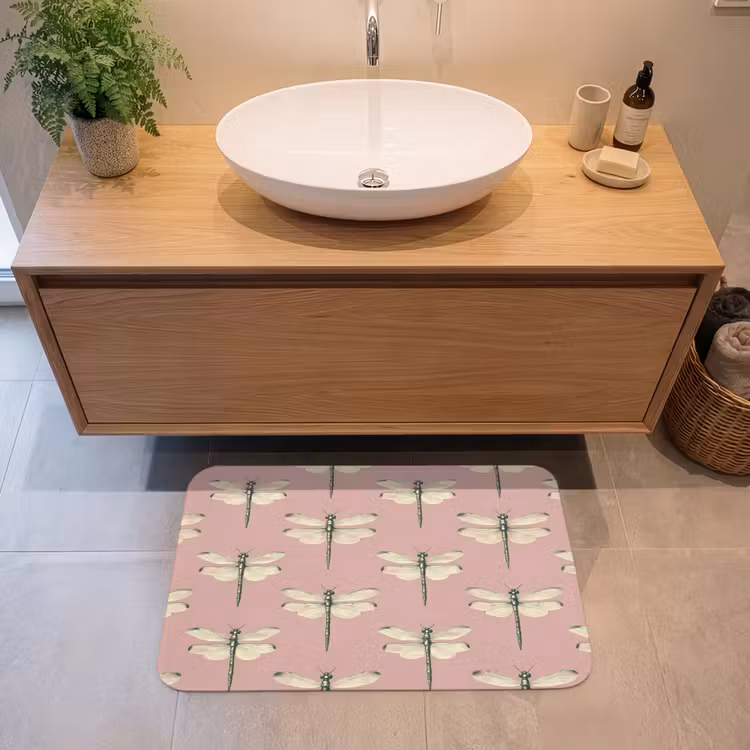 Badmat - Lillibellen - Patroon - Roze — 2