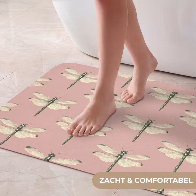 Badmat - Lillibellen - Patroon - Roze — 5