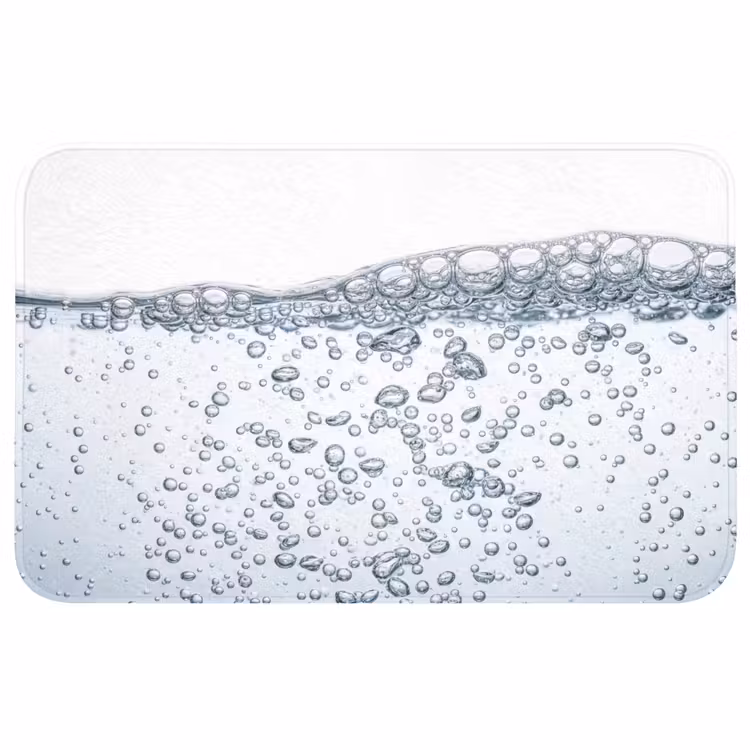 Badmat - Luchtbellen - Water - Dynamisch — 1