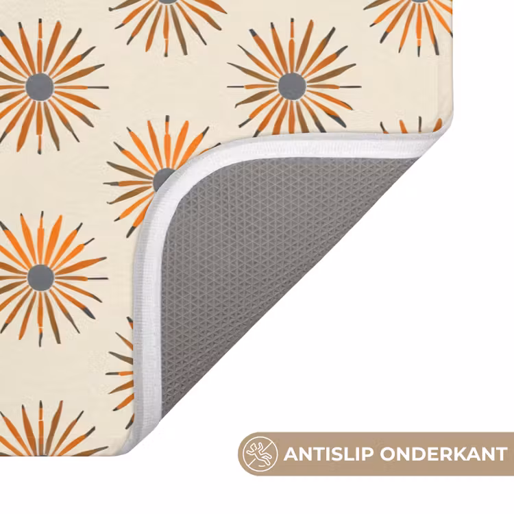 Badmat - Madelief - Patroon - Oranje — 3