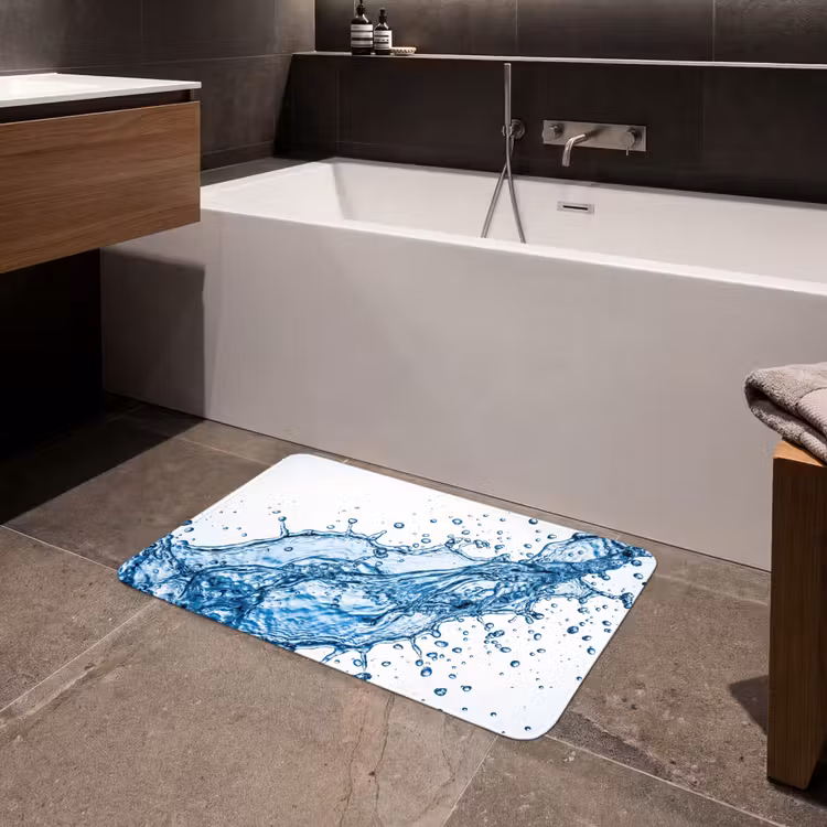 Badmat - Spash - Water - Blauw — 4