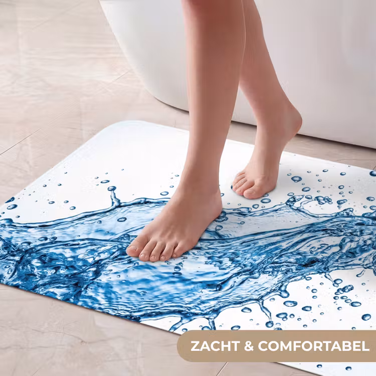 Badmat - Spash - Water - Blauw — 5