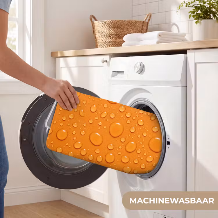 Badmat - Water - Druppels - Oranje — 7