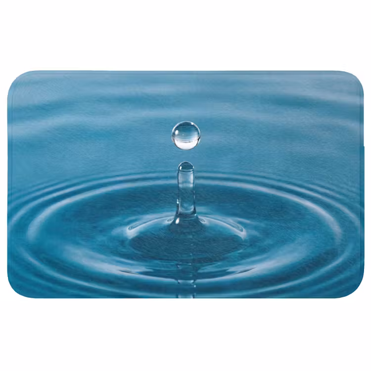 Badmat - Waterdruppel - Water - Oppervlakte — 1
