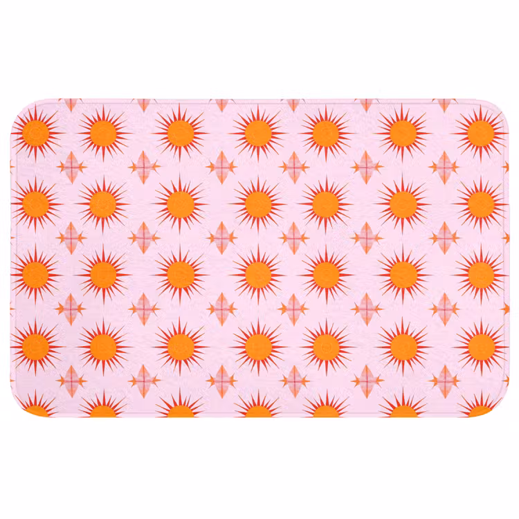 Badmat - Zon - Patroon - Roze — 1