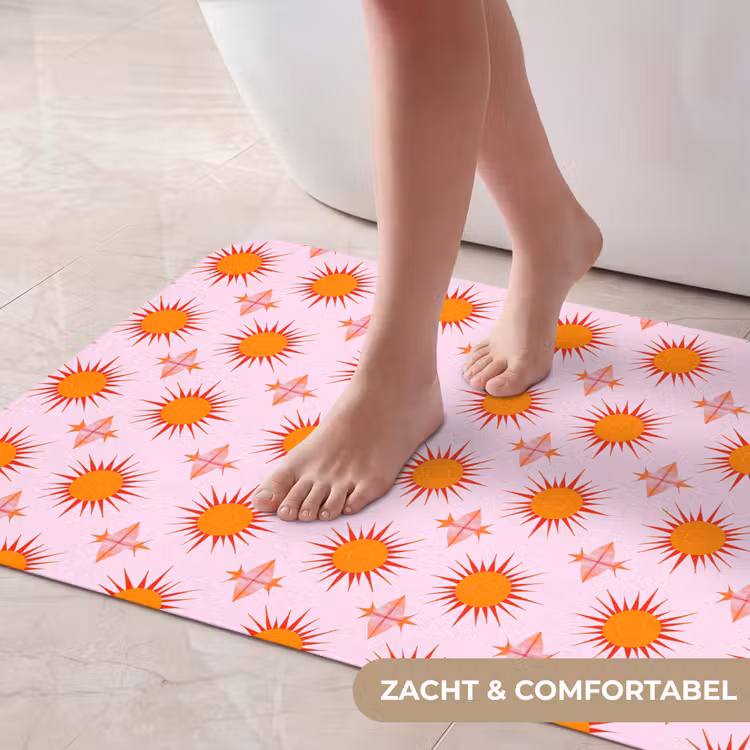 Badmat - Zon - Patroon - Roze — 5