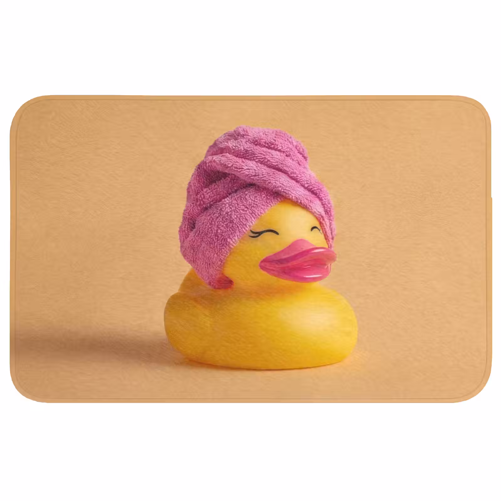 Badmat - Badeend - Handdoek - Kleurrijk — 1