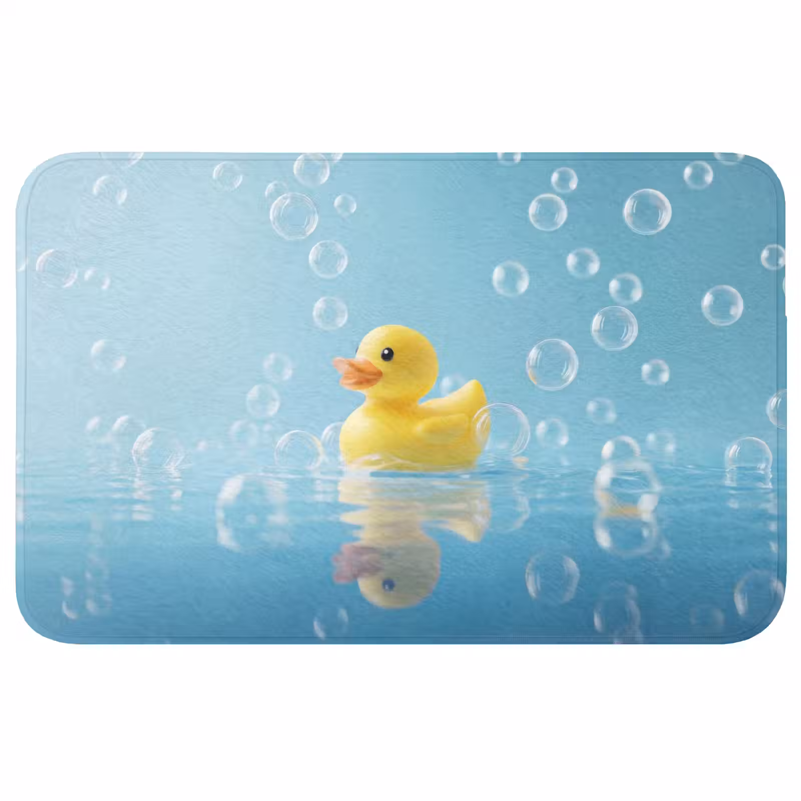Badmat - Bubbels - Badeend - Geel — 1