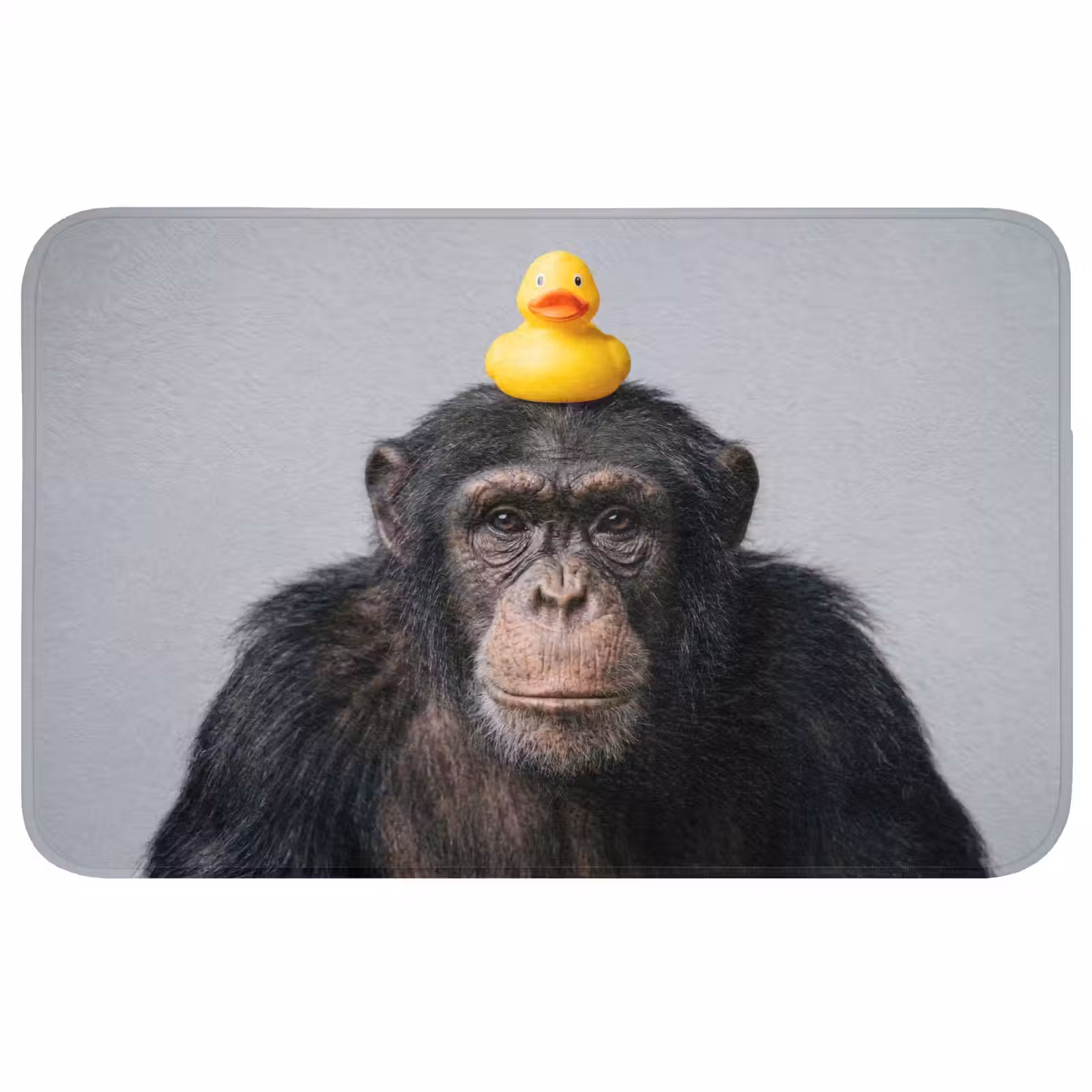 Badmat - Chimpansee - Badeend - Grijs — 1