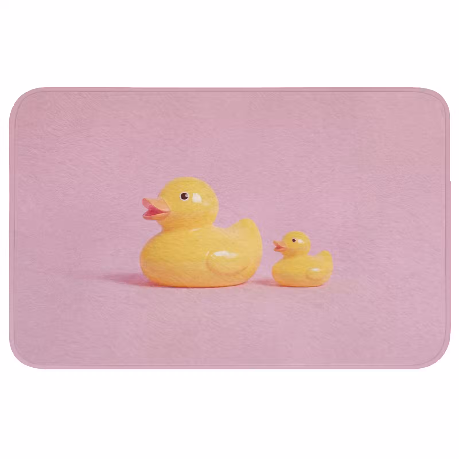 Badmat - Eendjes - Vrolijk - Roze — 1