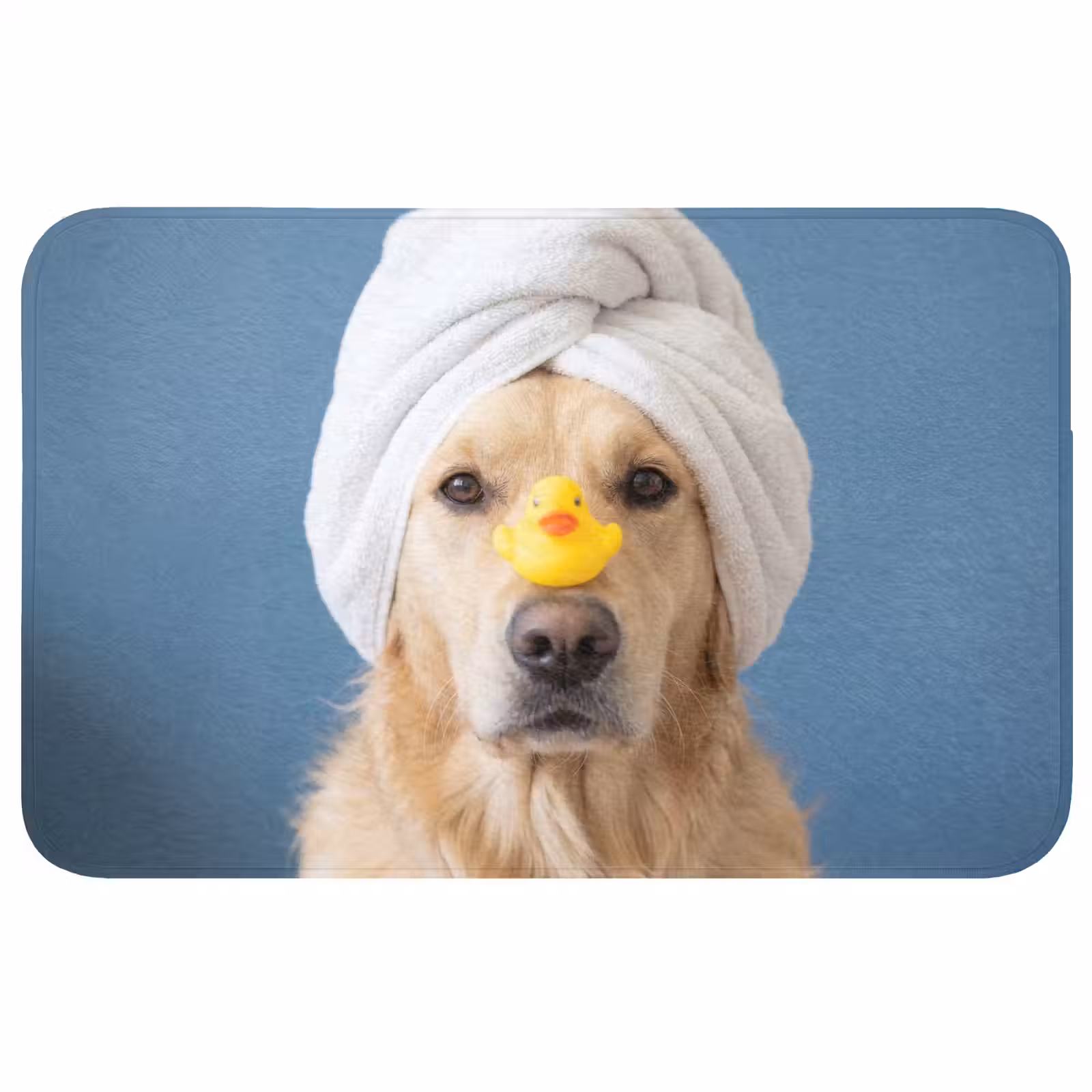 Badmat - Hond - Badeend - Geel — 1