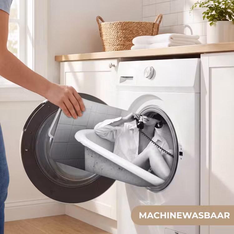 Badmat - Bad - Vrouw - Zwart - Wit — 7