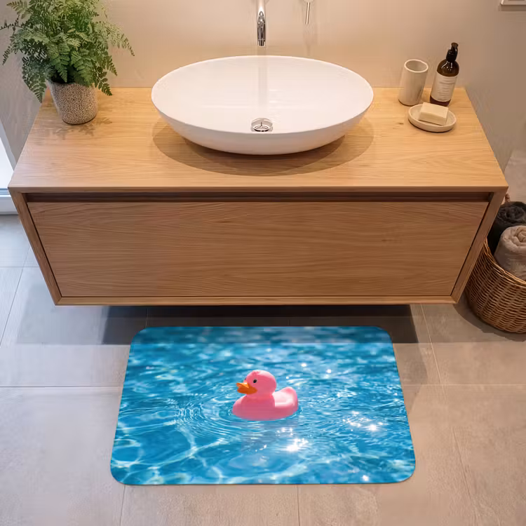 Badmat - Badeend - Dobberend - Roze — 2