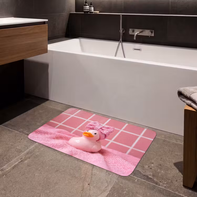 Badmat - Badeend -Strik - Roze — 4
