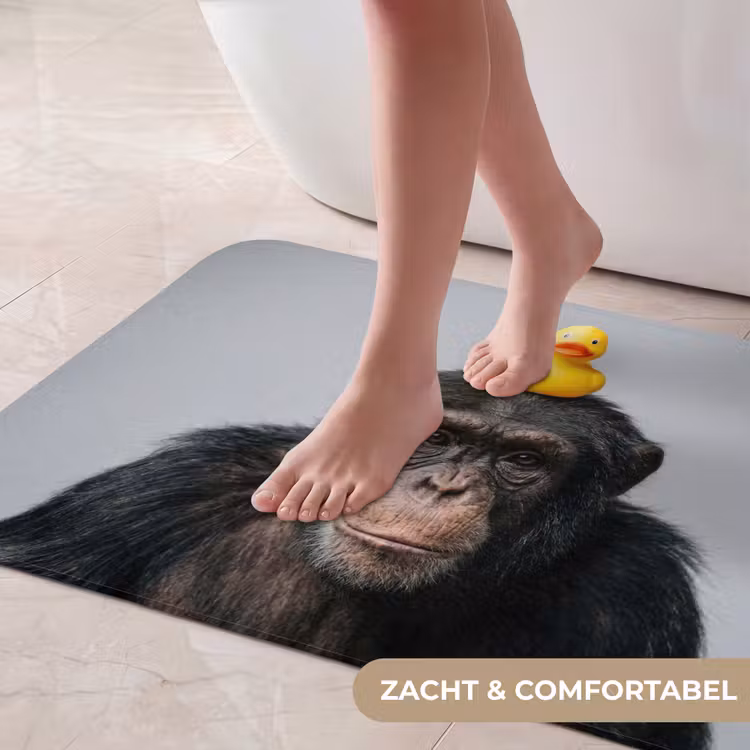 Badmat - Chimpansee - Badeend - Grijs — 5