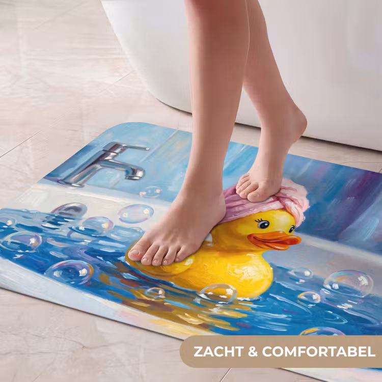 Badmat - Creatief - Badeend - Kleurrijk — 5