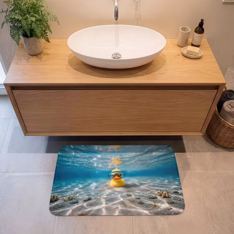 Badmat - Duikbril - Eend - Water — 2