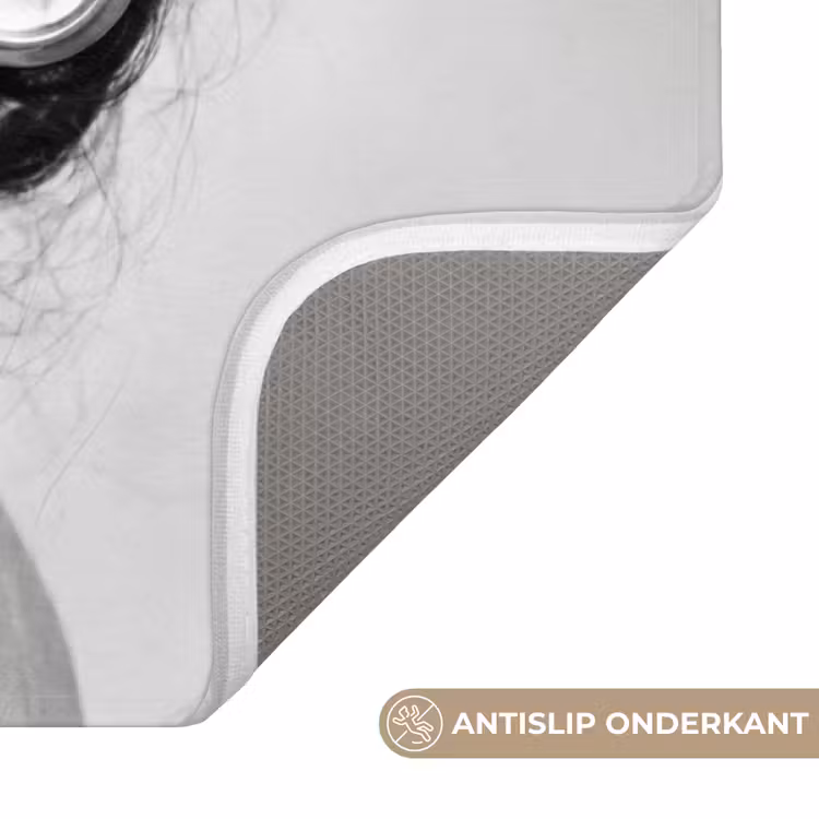 Badmat - Edgy - Vrouw - Zwart - Wit — 3