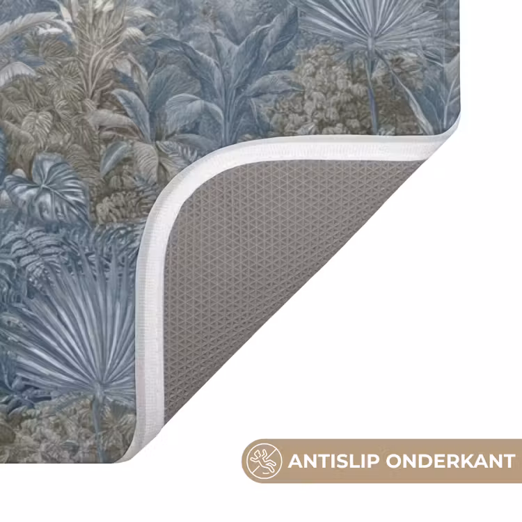 Badmat - Jungle - Landschap - Blauw — 3
