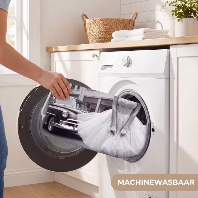 Badmat - Retro - Vrouw - Zwart - Wit — 7
