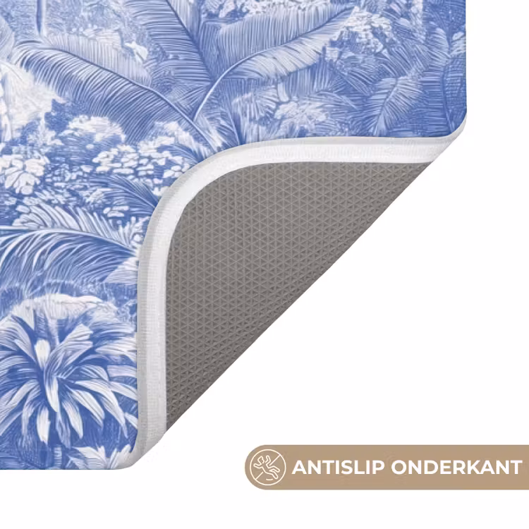 Badmat - Tropisch - Jungle - Blauw — 3