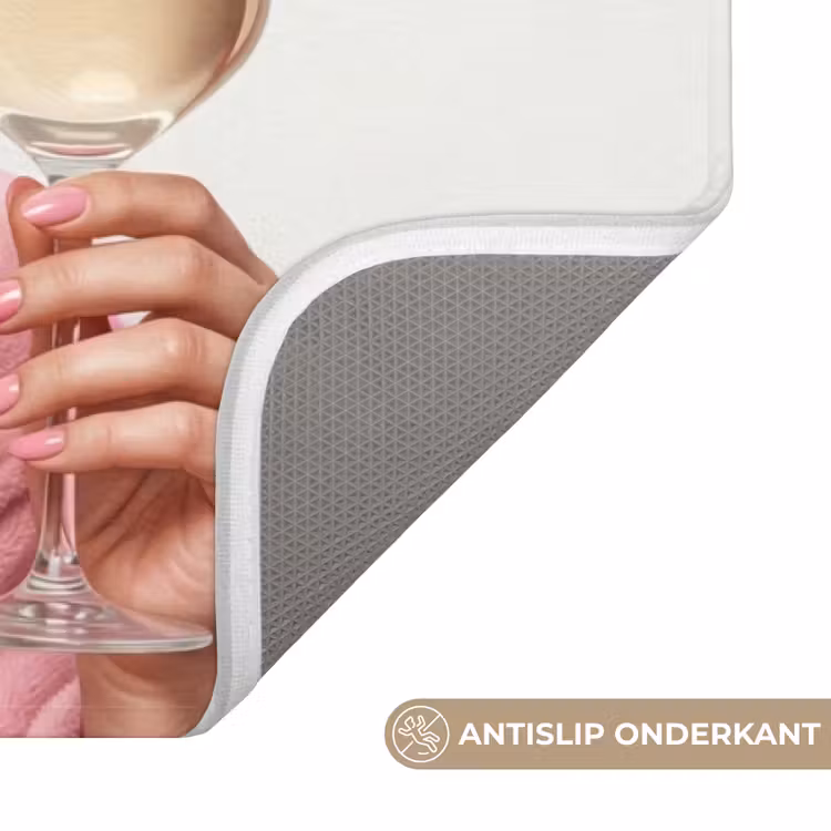 Badmat - Vrouw - Roze - Wijn - Zonnebril — 3