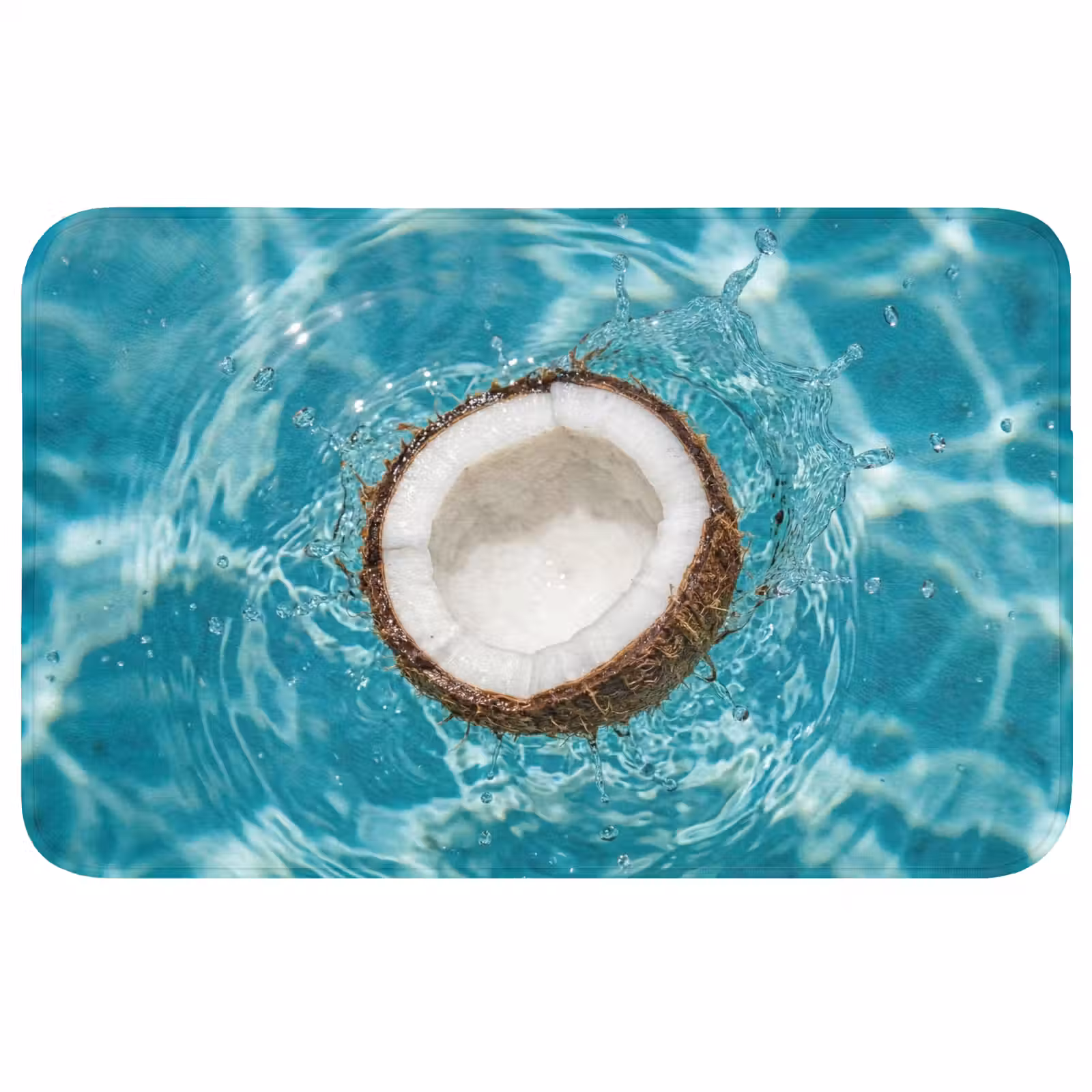 Badmat - Kokosnoot - Water - Wit — 1