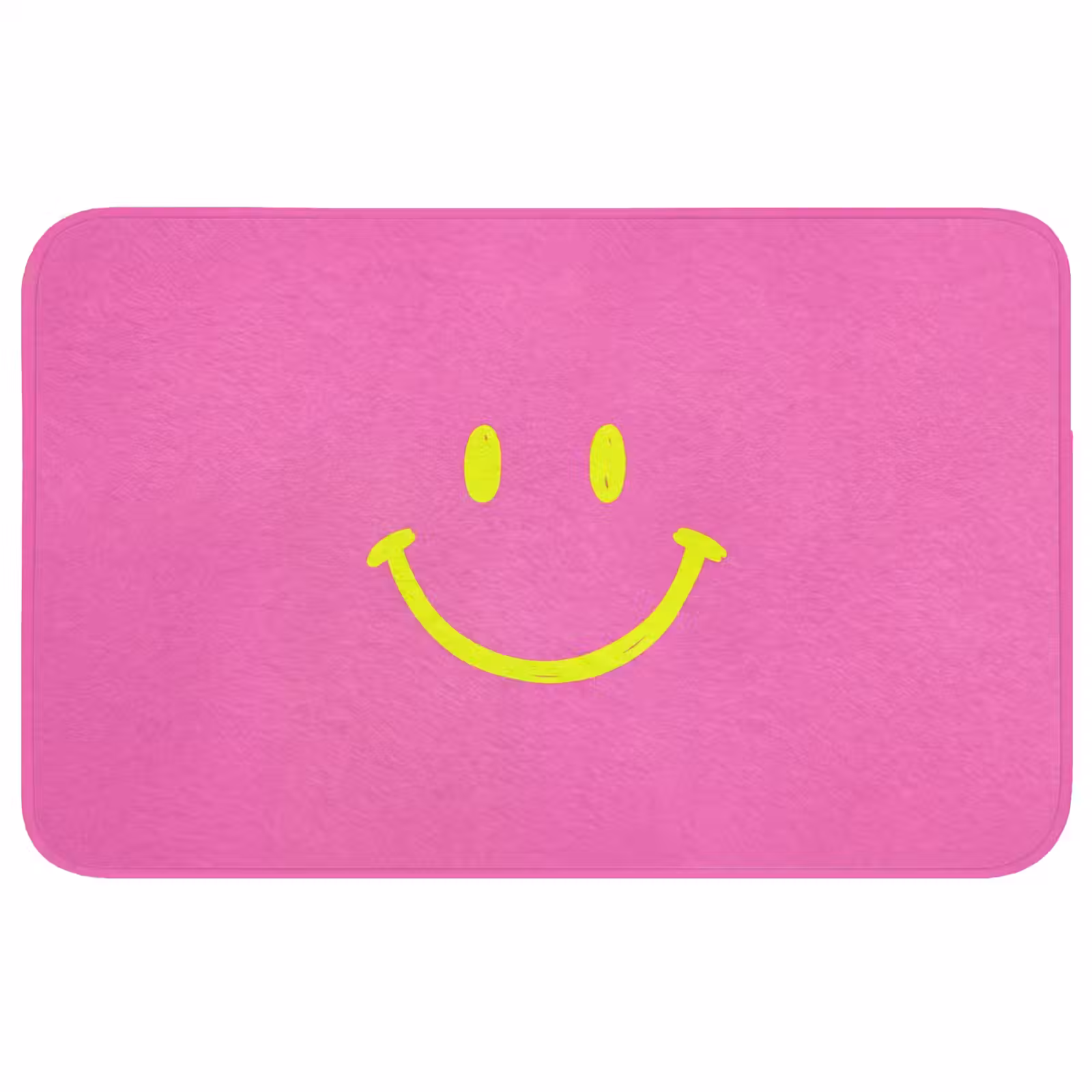 Badmat - Smiley - Vrolijk - Roze — 1