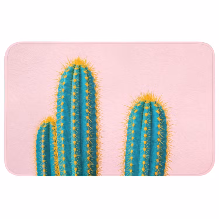 Badmat - Cactussen - Modern - Pastel — 1