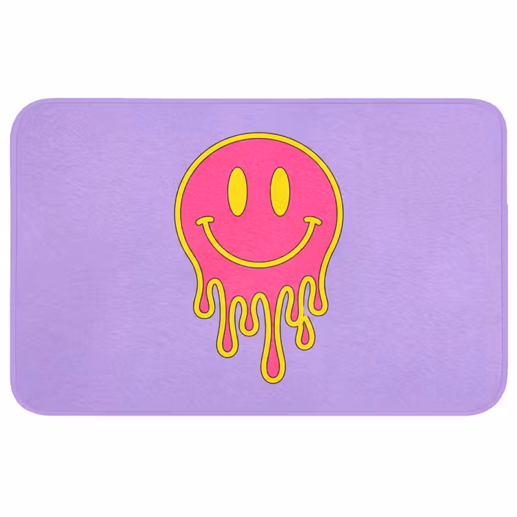 Badmat - Smiley - Drip - Neon — 1