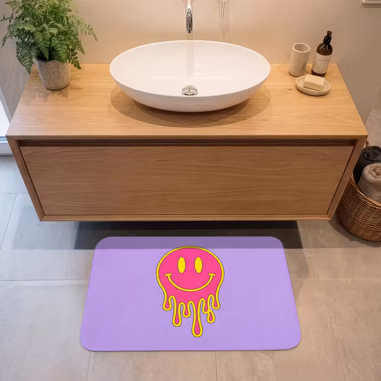 Badmat - Smiley - Drip - Neon — 2